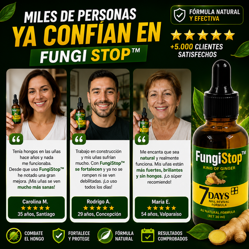 FungiStop™ – Uñas Sanas y Libres de Hongos