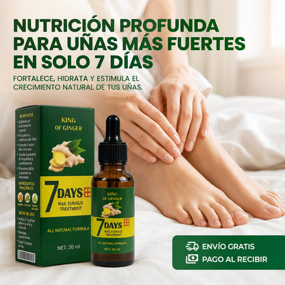 🌿 El aceite de jengibre que fortalece la uña y acelera su crecimiento desde la raíz.