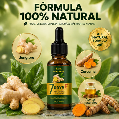 🌿 El aceite de jengibre que fortalece la uña y acelera su crecimiento desde la raíz.